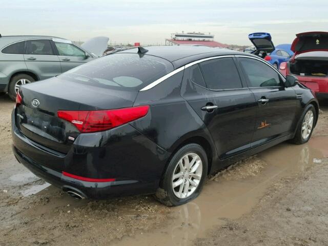 5XXGM4A7XCG055239 - 2012 KIA OPTIMA BLACK photo 4