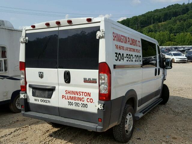 3C6TRVAG3GE121304 - 2016 RAM PROMASTER 白色 照片 4