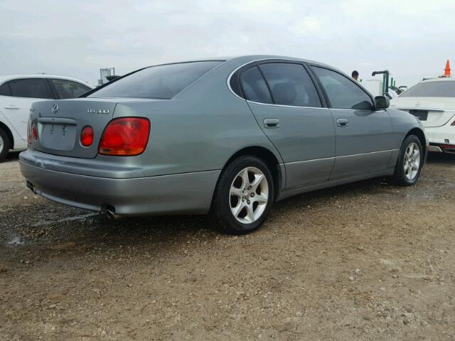 JT8BD69S810147848 - 2001 LEXUS GS GRAY photo 4