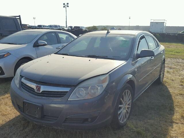 1G8ZV57787F290451 - 2007 SATURN AURA XR GRAY photo 2