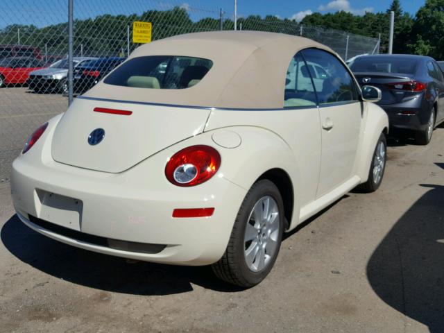 3VWRW3AL0AM003508 - 2010 VOLKSWAGEN NEW BEETLE კრემისფერი ფოტო 4