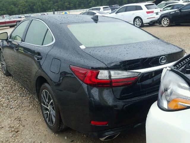 JTHBK1GG8G2233066 - 2016 LEXUS ES BLACK photo 3