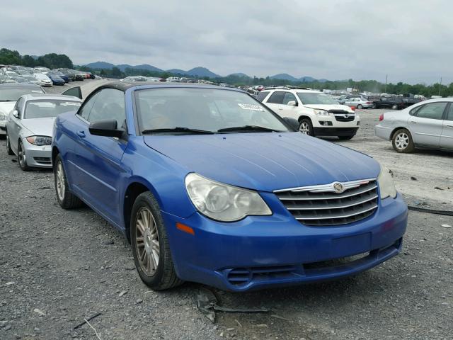 1C3LC45KX8N247261 - 2008 CHRYSLER SEBRING BLUE photo 1