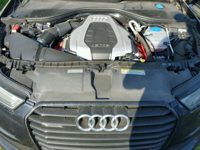 WAUHGAFC6GN003310 - 2016 AUDI A6 PRESTIG BLUE photo 7