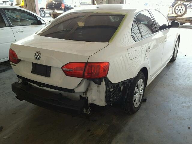 3VW2K7AJ2CM366060 - 2012 VOLKSWAGEN JETTA BASE 白色 照片 4