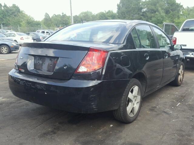 1G8AL55F37Z178670 - 2007 SATURN ION LEVEL BLACK photo 4