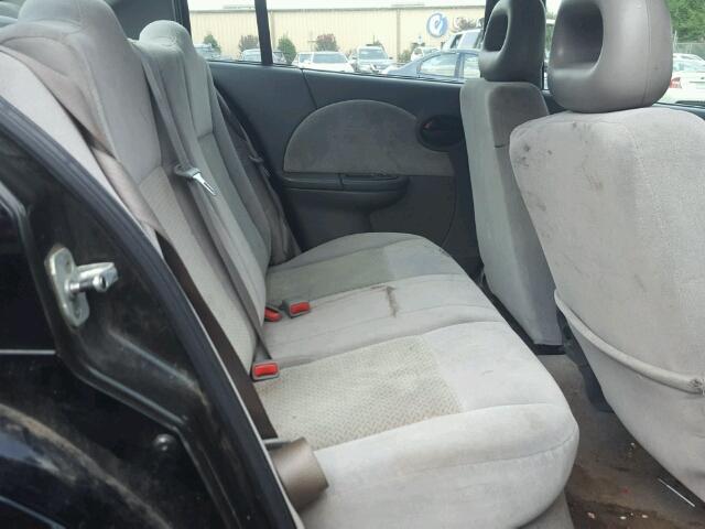 1G8AL55F37Z178670 - 2007 SATURN ION LEVEL BLACK photo 6