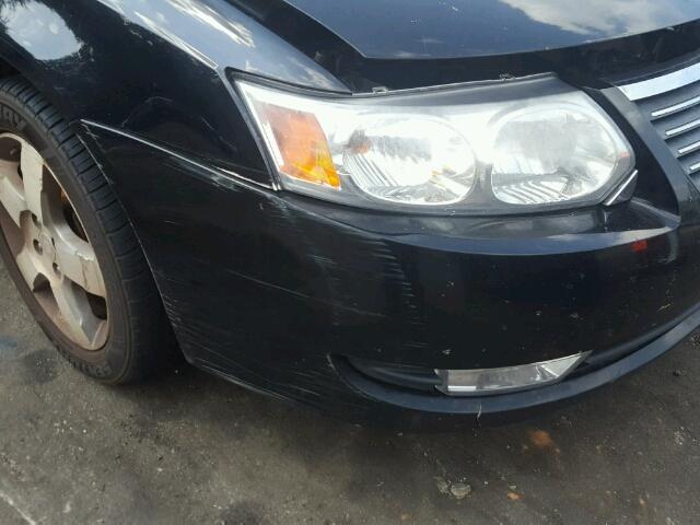 1G8AL55F37Z178670 - 2007 SATURN ION LEVEL BLACK photo 9