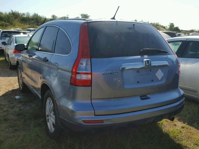JHLRE3H59BC015899 - 2011 HONDA CR-V EX ლურჯი ფოტო 3