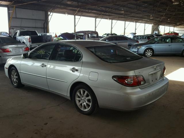 JTHBA30G645013136 - 2004 LEXUS ES 330 SILVER photo 3