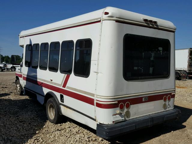 1FDXE45S34HB49684 - 2004 FORD E450 BUS WHITE photo 3