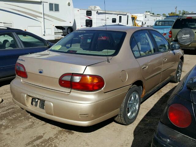 1G1ND52J23M581326 - 2003 CHEVROLET MALIBU GOLD photo 4