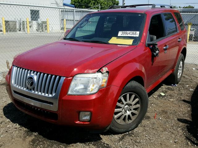 4M2CN8H74BKJ01834 - 2011 MERCURY MARINER PR RED photo 2