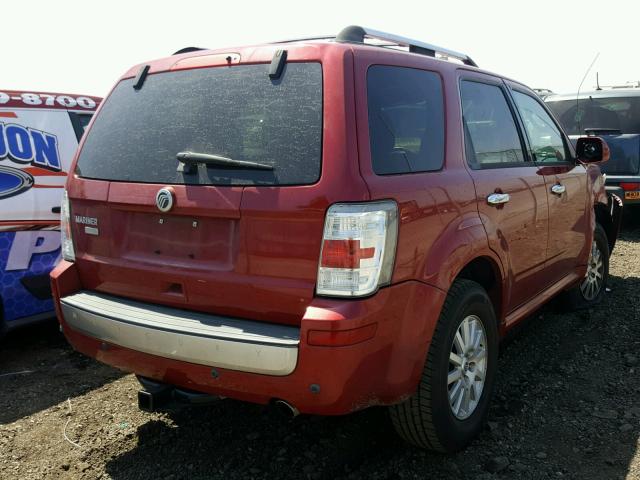 4M2CN8H74BKJ01834 - 2011 MERCURY MARINER PR RED photo 4