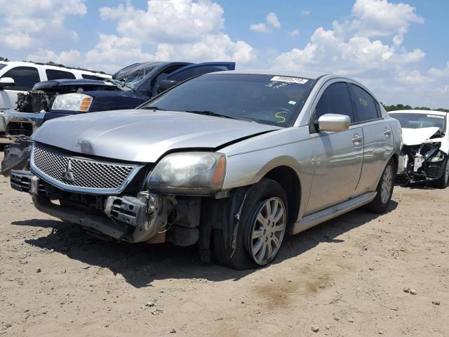 4A32B2FF0AE017487 - 2010 MITSUBISHI GALANT FE GRAY photo 2