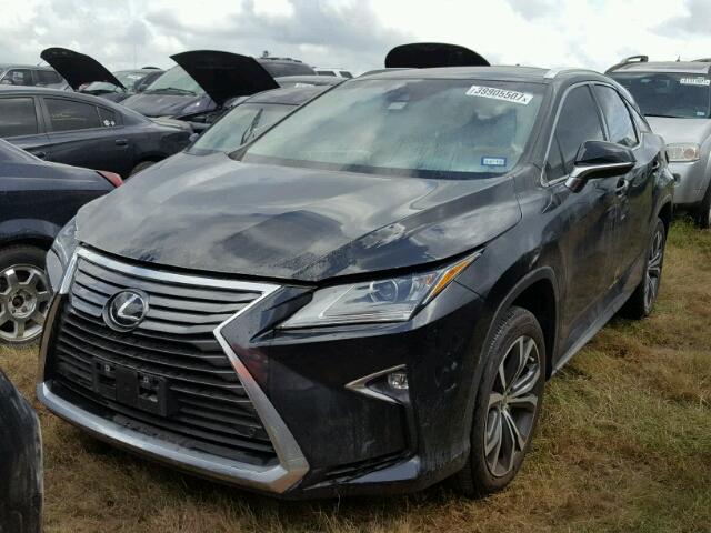 2T2ZZMCA6GC018121 - 2016 LEXUS RX 350 BLACK photo 2