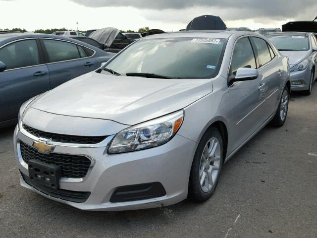 1G11C5SL1FU153643 - 2015 CHEVROLET MALIBU 1LT SILVER photo 2