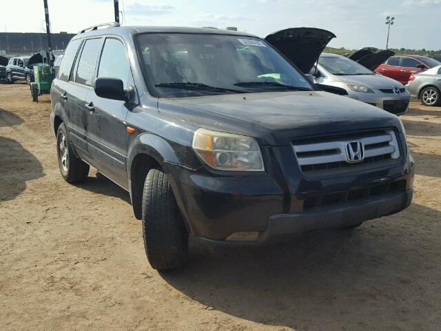 5FNYF28526B030334 - 2006 HONDA PILOT BLACK photo 1