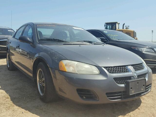 1B3EL46J65N546656 - 2005 DODGE STRATUS SX GRAY photo 1