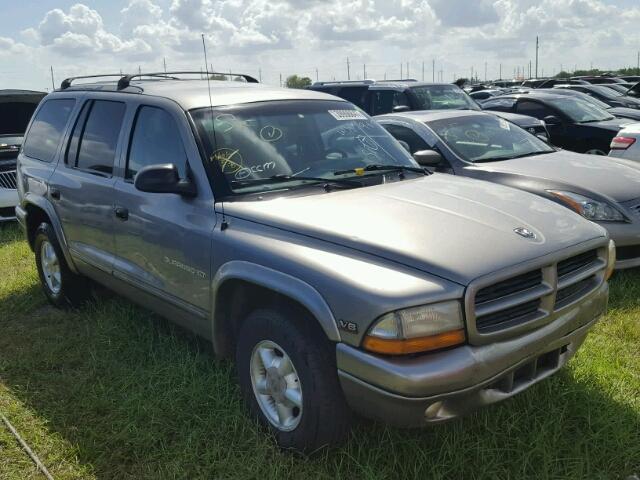 1B4HR28Y8YF203156 - 2000 DODGE DURANGO SILVER photo 1