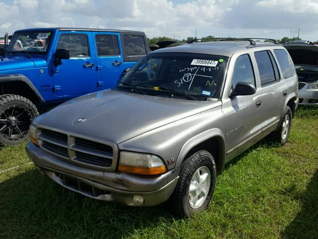 1B4HR28Y8YF203156 - 2000 DODGE DURANGO SILVER photo 2