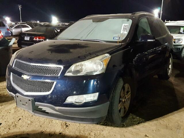 1GNKRJED4BJ130979 - 2011 CHEVROLET TRAVERSE L BLUE photo 2