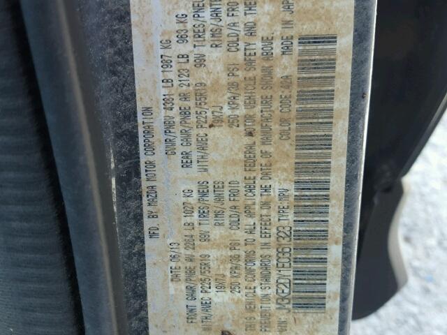 JM3KE2DY1E0361323 - 2014 MAZDA CX-5 GRAY photo 10