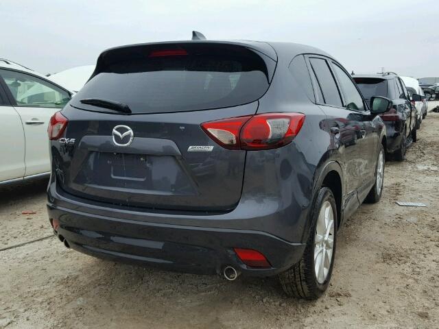 JM3KE2DY1E0361323 - 2014 MAZDA CX-5 GRAY photo 4