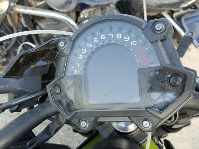 JKAZR2A12HDA17240 - 2017 KAWASAKI ZR900 BLACK photo 8