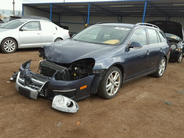 3VWTL71K09M305647 - 2009 VOLKSWAGEN JETTA TDI BLUE photo 2