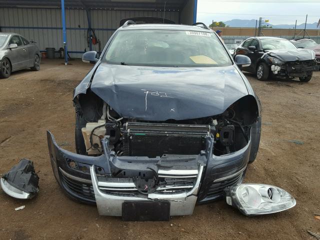 3VWTL71K09M305647 - 2009 VOLKSWAGEN JETTA TDI BLUE photo 9