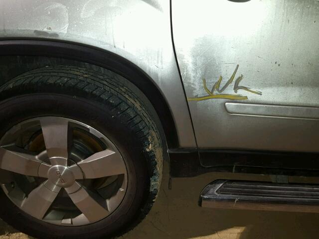 1GKKRSED0CJ381468 - 2012 GMC ACADIA SLT ვერცხლისფერი ფოტო 9