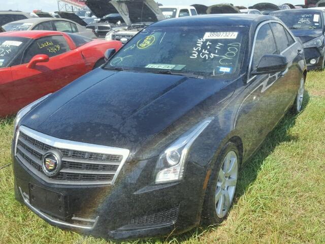 1G6AA5RAXD0113067 - 2013 CADILLAC ATS BLACK photo 2