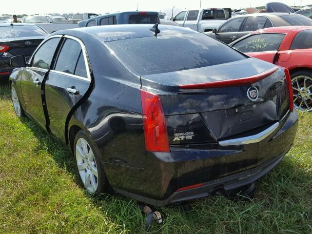 1G6AA5RAXD0113067 - 2013 CADILLAC ATS BLACK photo 3