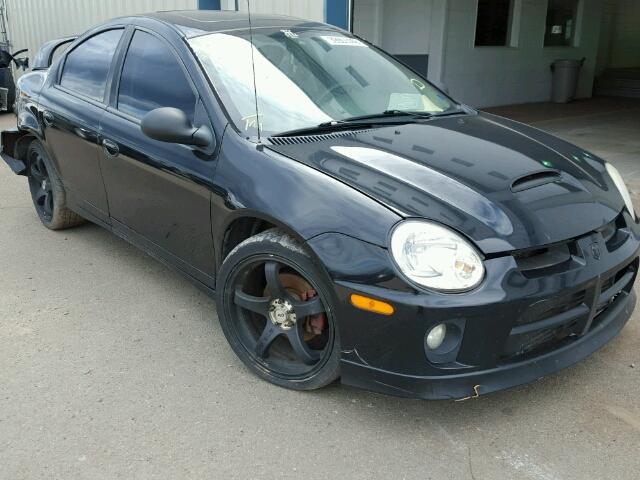 1B3ES66S65D259685 - 2005 DODGE NEON SRT-4 BLACK photo 1