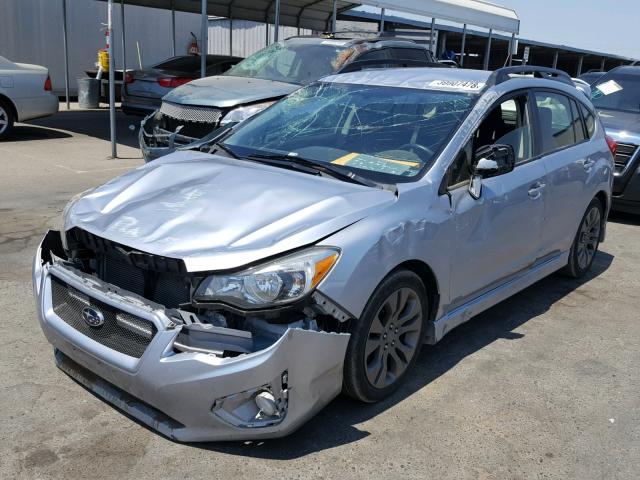 JF1GPAL68DH206860 - 2013 SUBARU IMPREZA SP SILVER photo 2