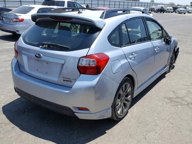 JF1GPAL68DH206860 - 2013 SUBARU IMPREZA SP SILVER photo 4