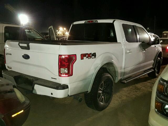 1FTEW1EF9FKD65927 - 2015 FORD F150 SUPER WHITE photo 4