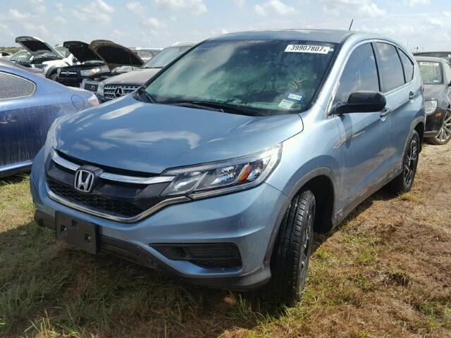 2HKRM3H42GH534294 - 2016 HONDA CR-V BLUE photo 2