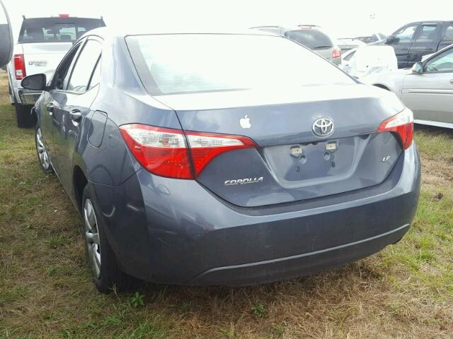 5YFBURHE0GP396951 - 2016 TOYOTA COROLLA GRAY photo 3