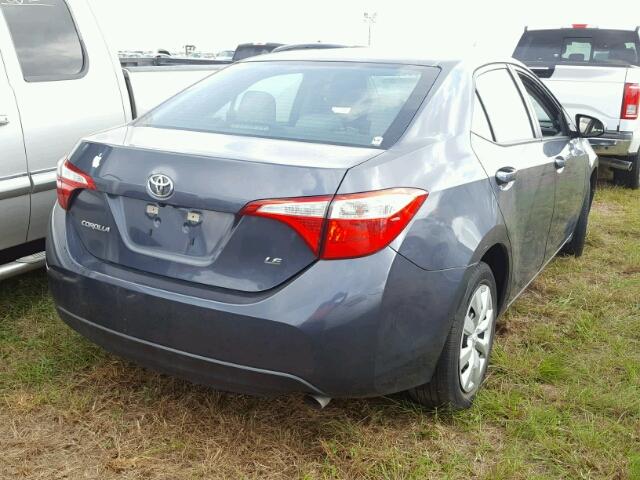 5YFBURHE0GP396951 - 2016 TOYOTA COROLLA GRAY photo 4