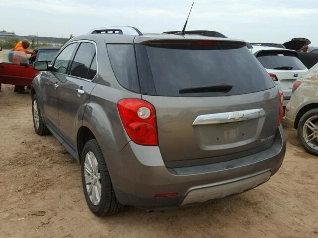 2CNALPEC5B6205634 - 2011 CHEVROLET EQUINOX LT GRAY photo 3