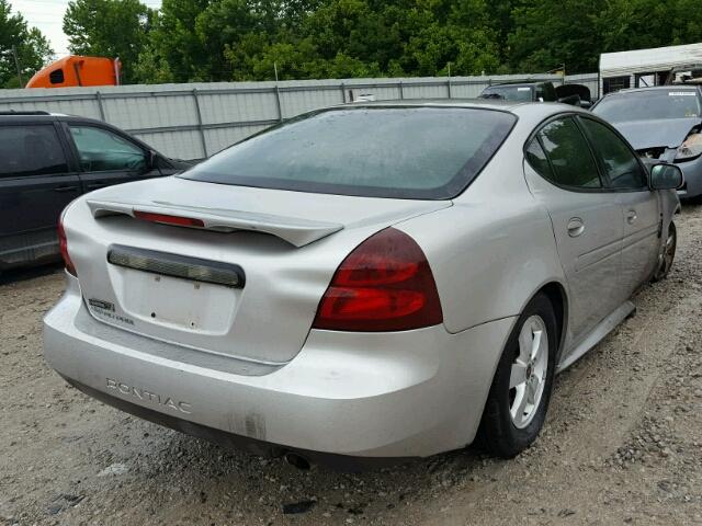 2G2WP552361173798 - 2006 PONTIAC GRAND PRIX ვერცხლისფერი ფოტო 4