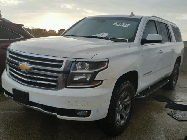 1GNSKHKC3HR360127 - 2017 CHEVROLET SUBURBAN K WHITE photo 2