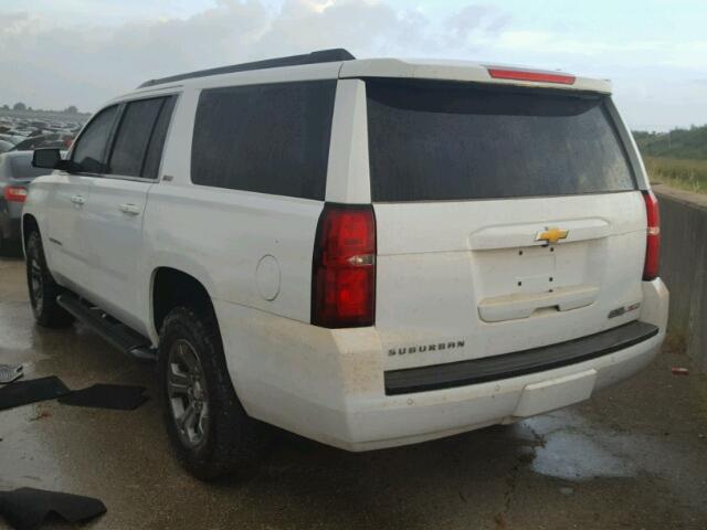 1GNSKHKC3HR360127 - 2017 CHEVROLET SUBURBAN K WHITE photo 3