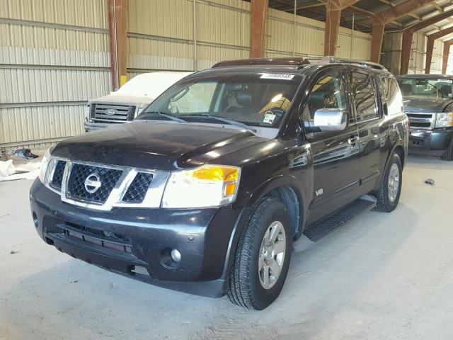 5N1BA08DX8N608468 - 2008 NISSAN ARMADA SE BLACK photo 2