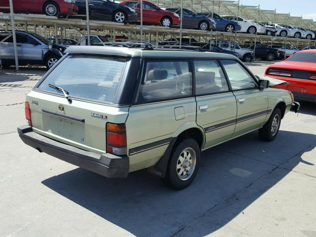 JF2AN53B0FE484278 - 1985 SUBARU GL 4WD GOLD photo 4