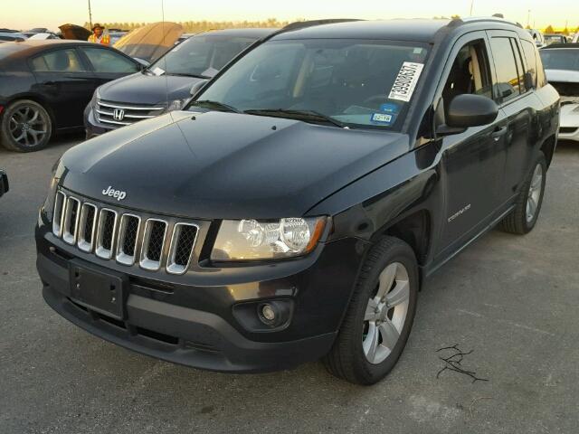 1C4NJCBB0FD118411 - 2015 JEEP COMPASS SP BLACK photo 2