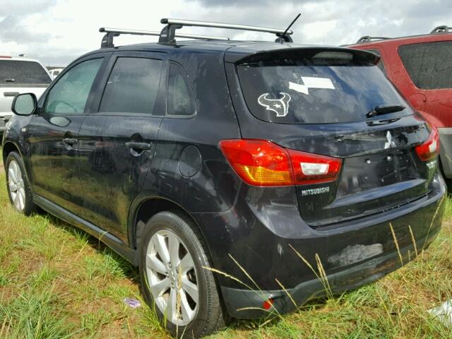 4A4AP3AUXDE021927 - 2013 MITSUBISHI OUTLANDER BLACK photo 3