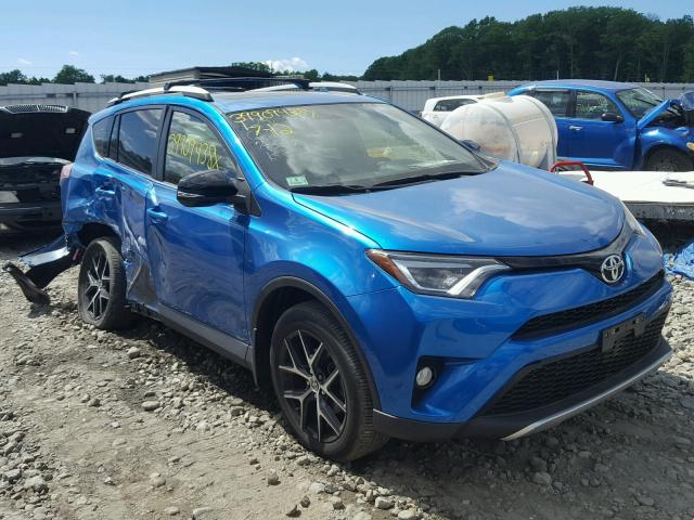 JTMJFREV0GJ081453 - 2016 TOYOTA RAV4 SE BLUE photo 1